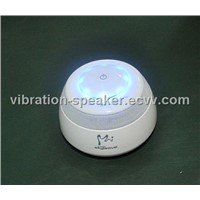 rechargeable vibrating wireless speaker with remote control and micro sd card slot