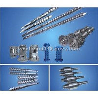 screw and barrel of rubber extruder