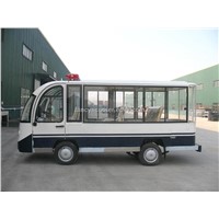 Electric Shuttle Bus with Closed Hard Door CE approved EG6118TB
