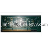 Multilayer PCB board with gold fingers