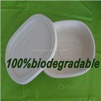 100% biodegradable PLA food container for rice/noodle,corn starch based food box