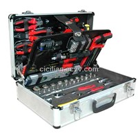 122pcs kraft brand hand tool set in aluminium case
