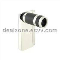 6X Zoom Mobile Phone Telescope for iPhone4 (Black)
