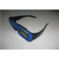 ABS plastic frame  linear polarized 3D glasses for cinema with color blue and red