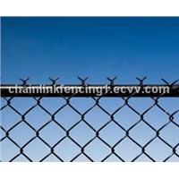 Black Chain Link Fence is the common type PVC Chain Link Fencing
