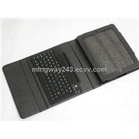 Bluetooth Keyboard Leather Case for iPad MW-C07