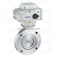 Electric High Vacuum Butterfly Valve