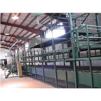 FRP lighting sheet double deck production line