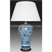 Hand painted porcelain table lamp