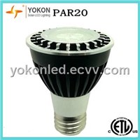 High power 6W E26/ E27 Dimmable PAR20 LED bulbs