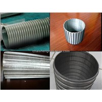 Hnegyuan Reverse rolled V-wire screen and wedge wire cylinder filter mesh