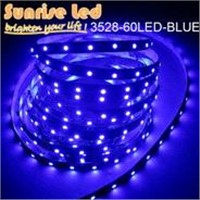LED Flexible Strip Light SMD3528 Blue 5M/roll 300leds non-waterproof Wholesale