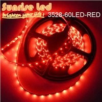LED Flexible Strip Light SMD3528 Red 5M/roll 300leds non-waterproof Wholesale