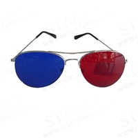 Metal Red Blue 3D Glasses (STARB001ME)