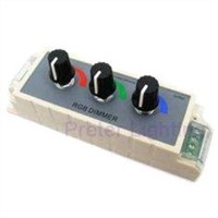 RGB LED dimmer controller with 3 switchs