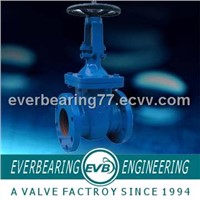 Rising stem gate valve