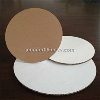 Round corrrugated paper cake platter