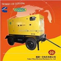 Trailer diesel generator set