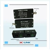 Transmitter and Receiver 1080P HD-SDI over Fiber with RS485
