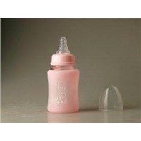 Waterproof Feeding Bottle Silicone Sleeve, Baby Feeder, Glass Feeding Bottle