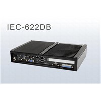 Wide temperature fanless embedded system(Box PC) IEC-622DB (Atom D525,4COM,LPT,VGA,WIFI,4GB RAM)