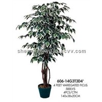 Artificial tree ficus tree 606-14G3T3D4'
