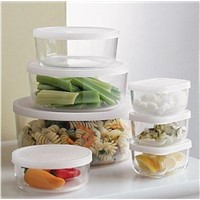 high borosilicate pyrex glass food storage containers