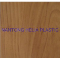 pvc &amp;amp; non-pvc sheet with wooden grain for decoration