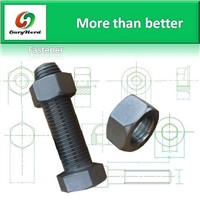 stainless steel hex bolt and nut