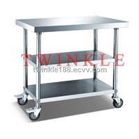 with 2 under Shelves Mobile Work Bench-HWT-3-69W
