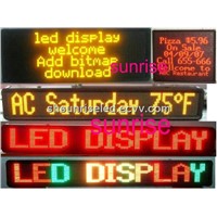 Outdoor Dual Color Electronic Sign