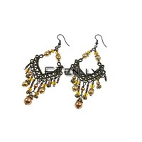 Custom Fashion Hoop Earring Jewelry with Beads