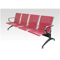 Plastic-Sprayed Treat-Waiting Chair with Punched Steel Plate