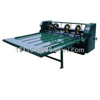 Rotary grooving corner cutting machine