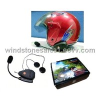 Bluetooth Intercom Helmet Headset for Motorcycle