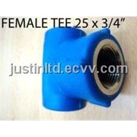 ppr female tee pipe fitting molding
