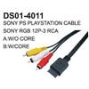 Sony PS Playstation Cable Sony RGB 12p to 3 RCA