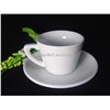 Porcelain Coffee Cup and Saucer