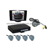 Video parking sensor system/ Car rearview monitor with parking sensor--RD835SC4