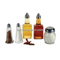 glass cruet set