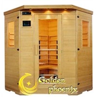 3 person Corner HemlockInfrared Sauna---G3CT