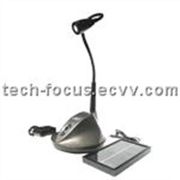 Aluminum Lamp/Head Holder Solar Table Lamp