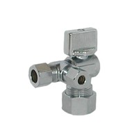 Angle Valve--Dual Outlet
