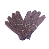 Charcoal-brown mechanic's gloves