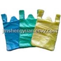 HDPE Plain T-Shirt Plastic Bag