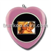 Heart-Shaped Mini Digital Photo Display Keyring