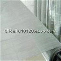 Hot-dipped galvanized after woven square wire mesh