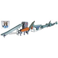 PET(bottle, bottle flakes) crushing, cleaning and drying equipment
