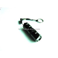 Pocket Flashlight with Key Chain, Aluminium