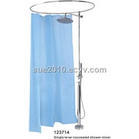 Single lever floor-standing bath/shower shower mixer